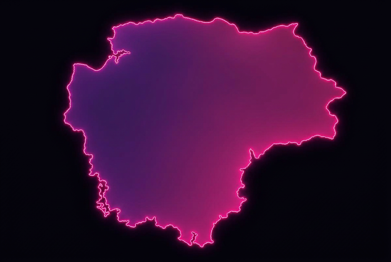 Silent Disco Hire coverage map across Devon — all 15 areas served by No Noise
