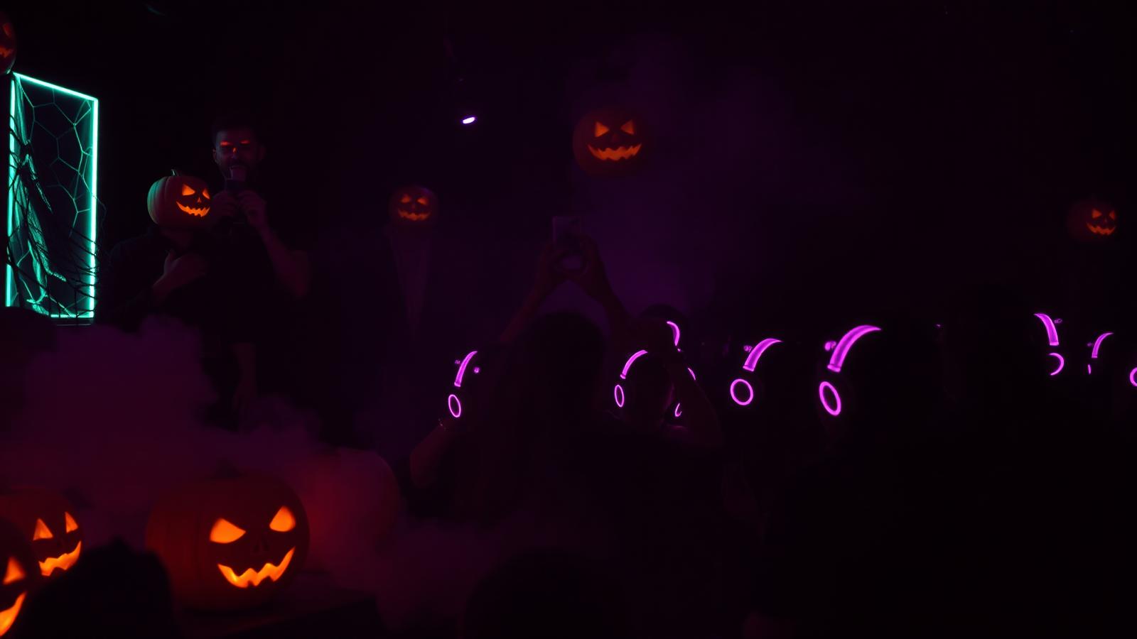Halloween silent disco silent disco hire in Devon